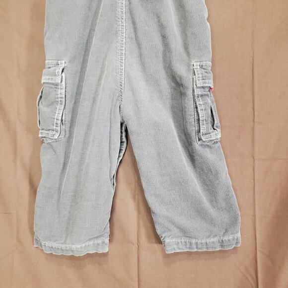 BABY BODEN Kids SZ 12-18 Months Overalls Corduroy Snap Buttons 100% Cotton Brown - Picture 10 of 11